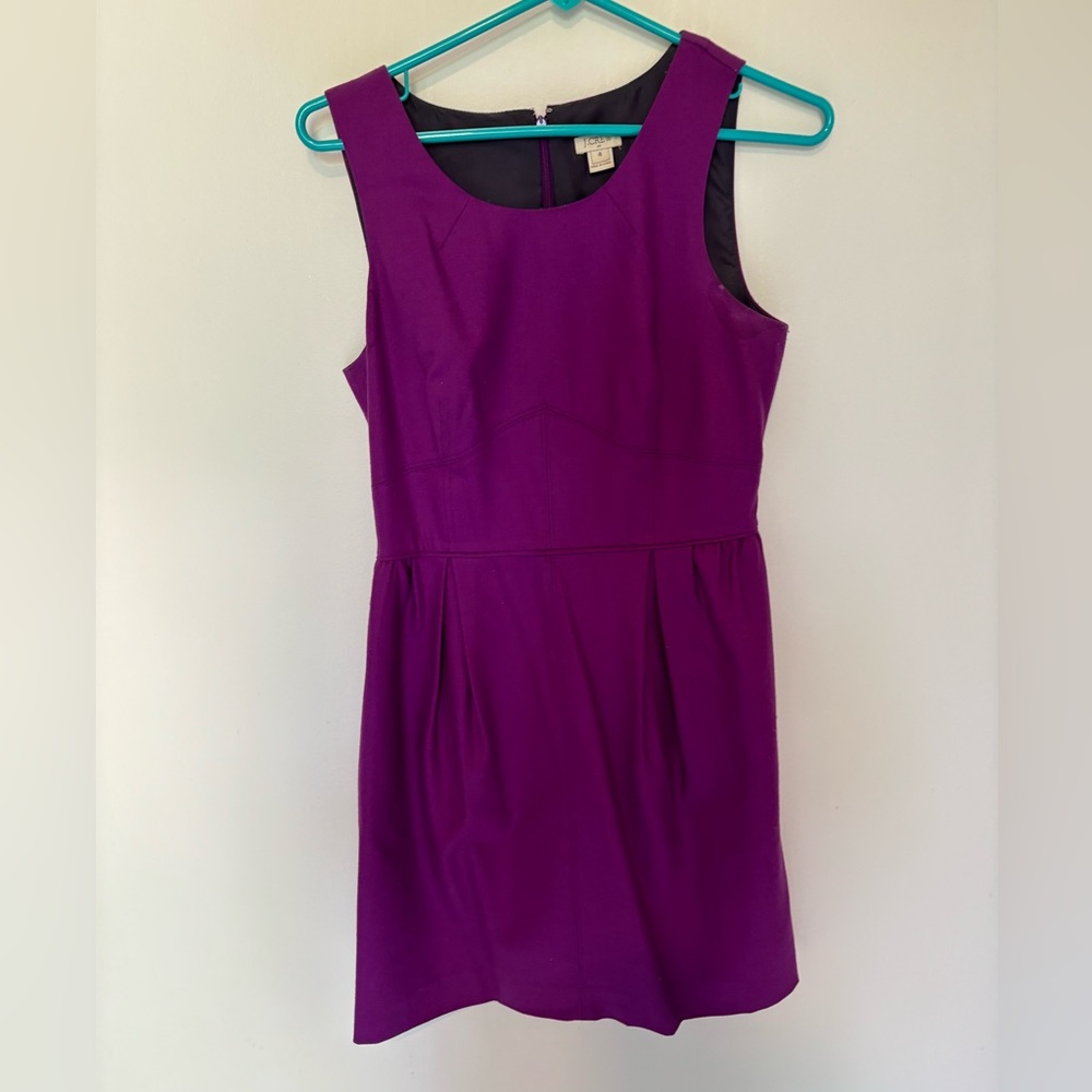 JCrew Factory fit and flare wool dress